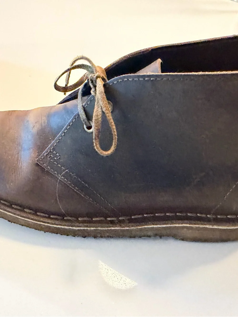 Clarks Dark Brown Leather Chukka Boots